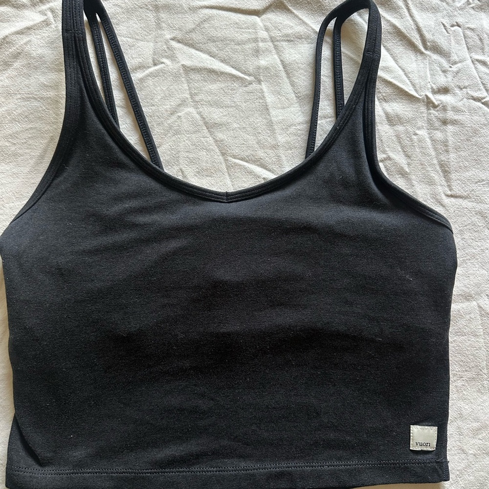 Vuori Black Tank Top
